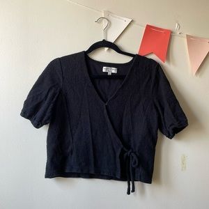 Madewell Black Tie Top